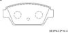 PLYMOUTH MB366169 Brake Pad Set, disc brake